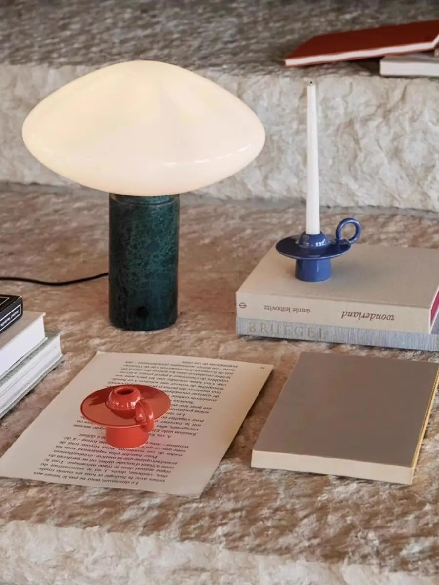 Lampe de Table Nordique en Marbre Vintage pour Salon – Armonique