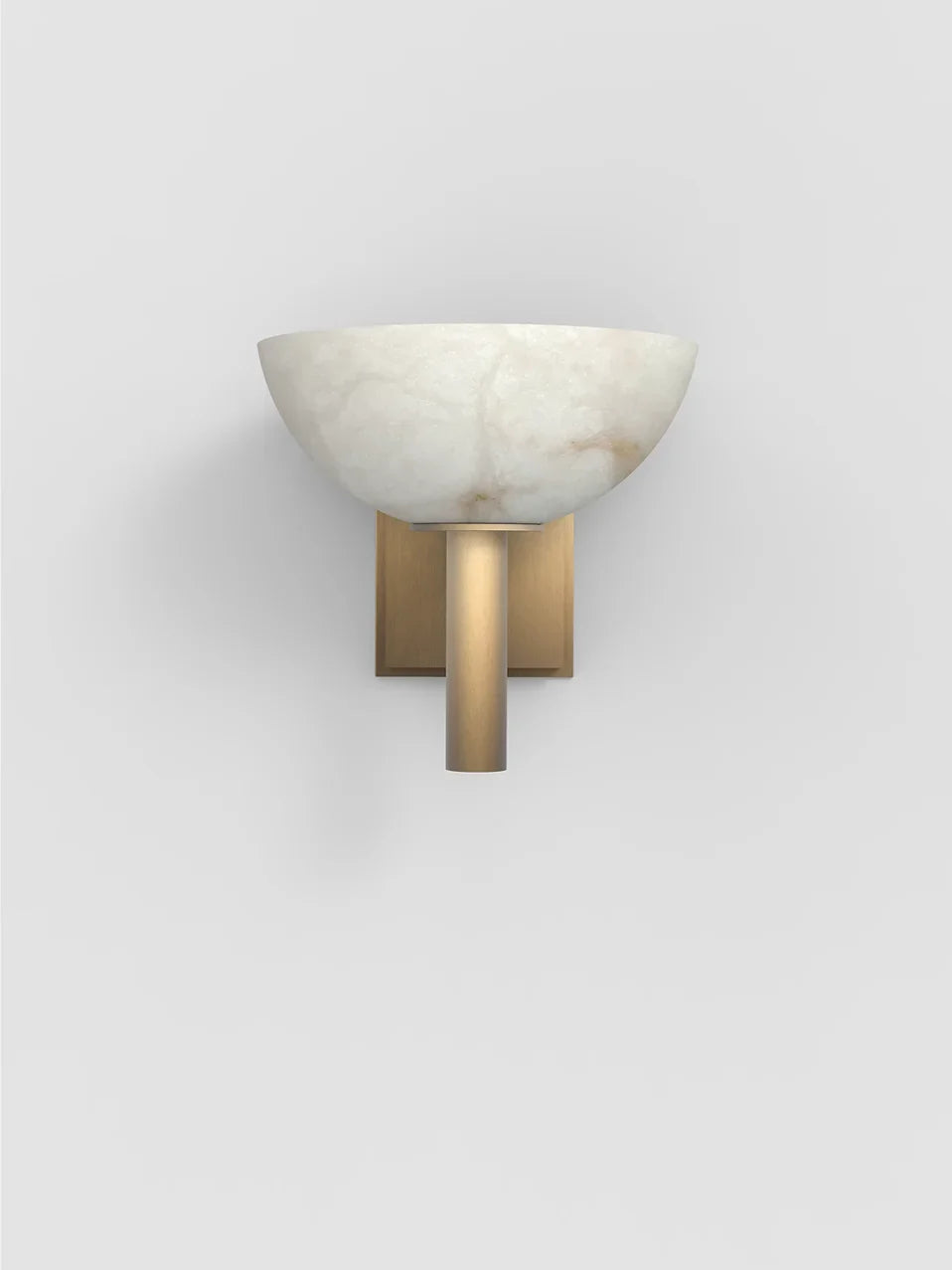 Marble and copper wall light for bedroom – Ciraluce