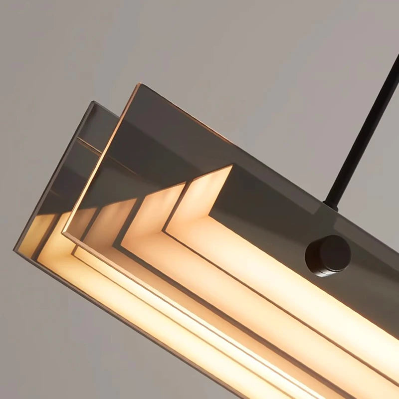Suspension LED moderne en alliage pour salon – Arispectra