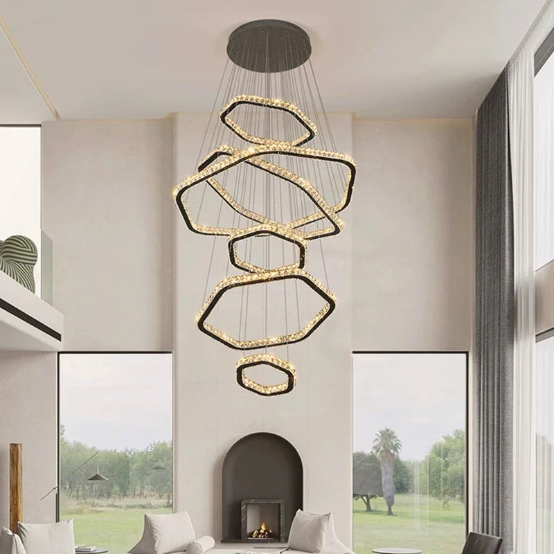 Lustre Crysta vue détail | Luxarmonie