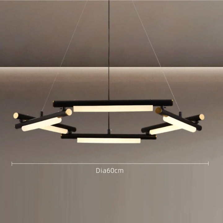 Lustre moderne en fer pour salon – Alastreon