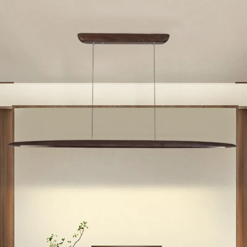 Suspension en bois dimmable pour cuisine et salle à manger – Maderise