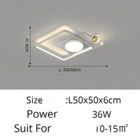 Lustre LED moderne en aluminium doré pour salon – Alumoria