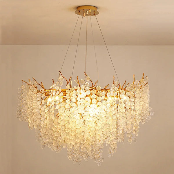 Lustre Cristal Moderne pour Salle à Manger – Crystalline