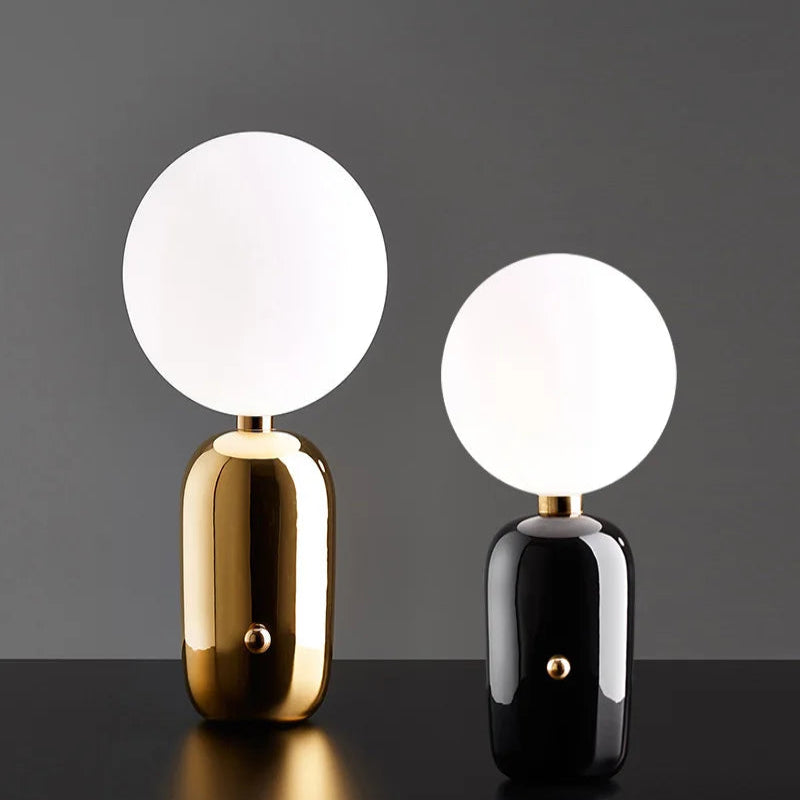  Lampe de Chevet Métal Verre Design Moderne – Pulsaris