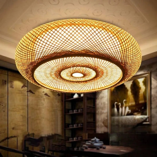 Plafonnier en bambou pour chambre d'enfant – Rondolux