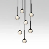 Suspension LED cristal pour chambres et salons – Cristalya