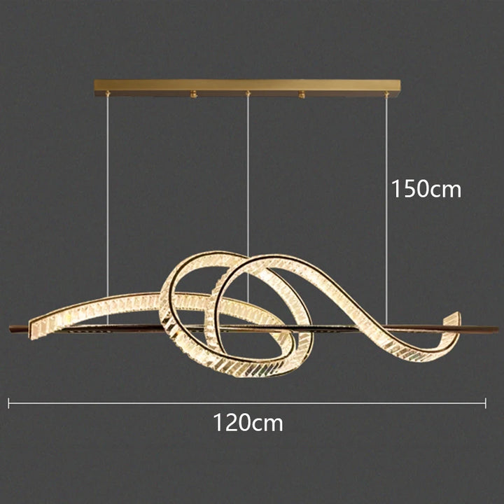 Lustre en Cristal Moderne pour Salon – Cristarion