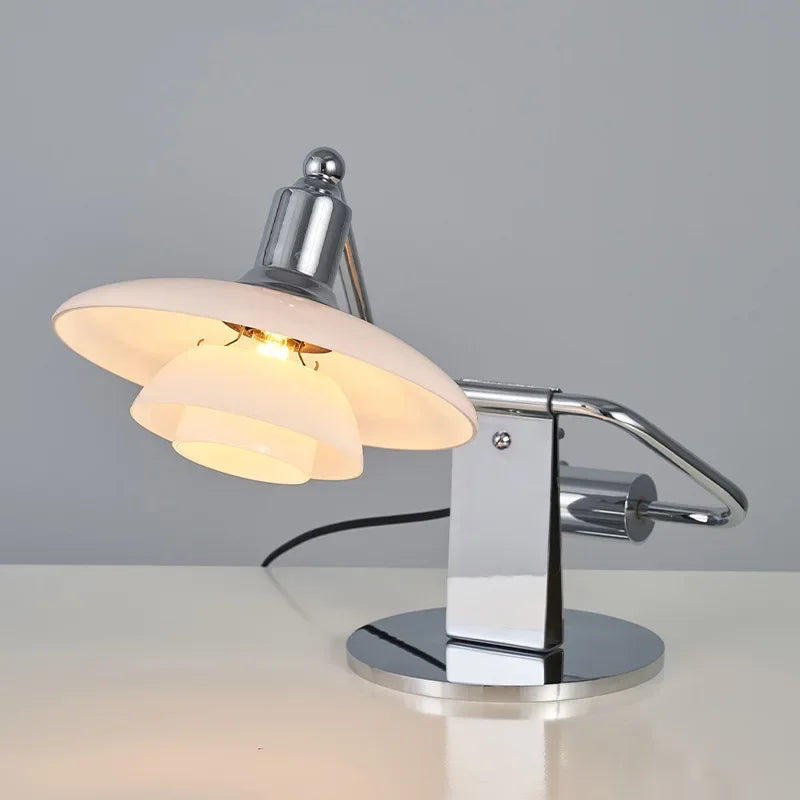 유리 & 스틸 빈티지 테이블 램프 – Oréa