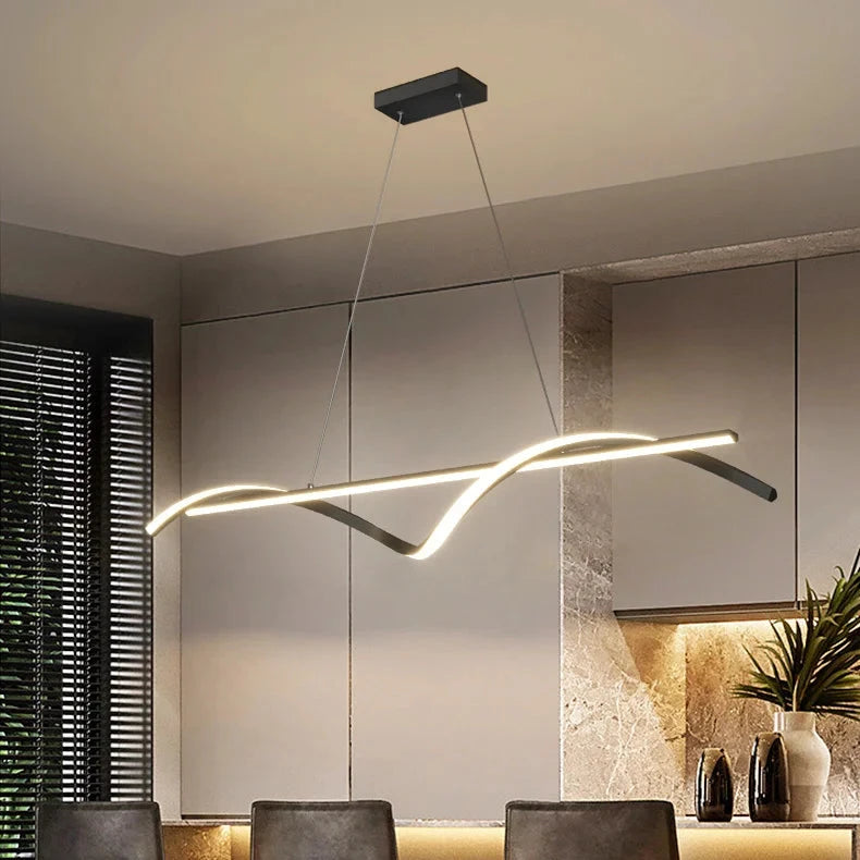 Lustre Contemporain Polyvalent pour Pièces Spacieuses – Vélina