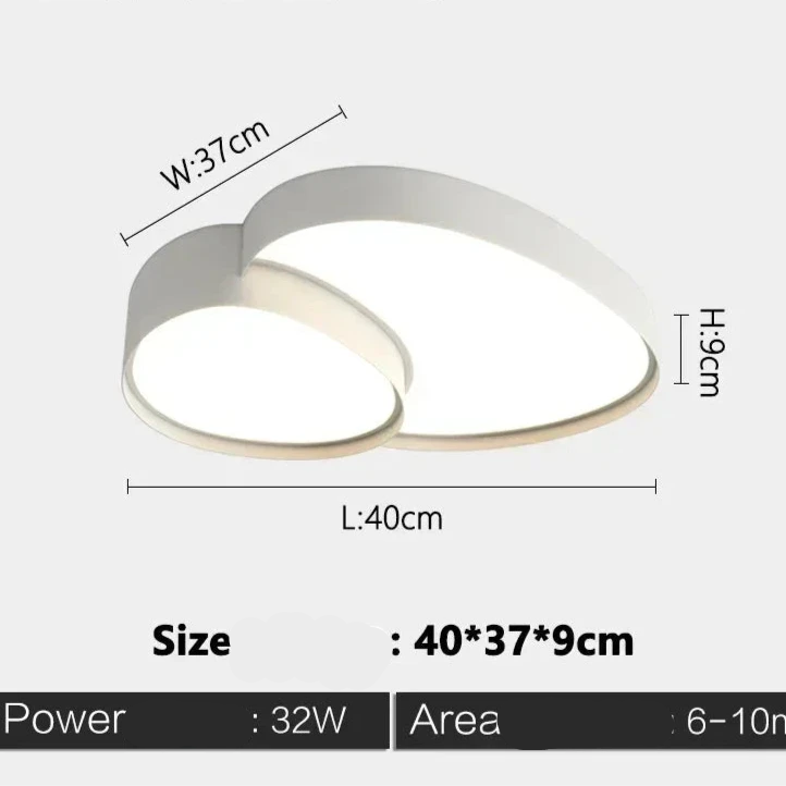 Plafonnier moderne en fer noir pour salon – Célestrium