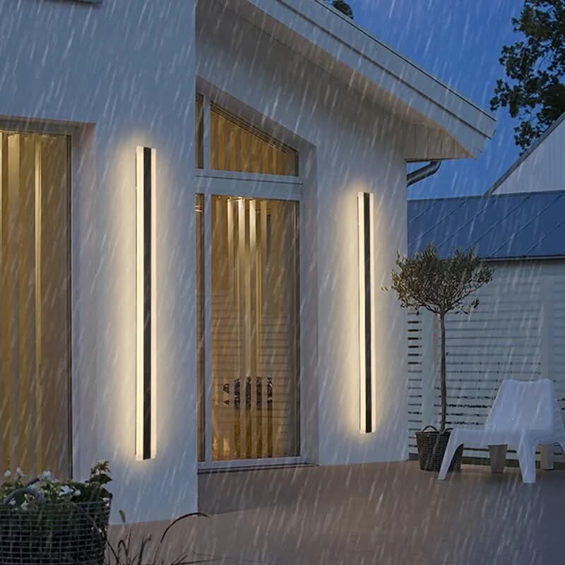 Applique LED extérieure Luménia design linéaire acier inoxydable - vue 4