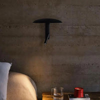 Applique murale rotative en métal noir – Zolanire