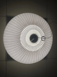 Lampe de Table Cocoon en Tissu Tressé Blanc – Alumine