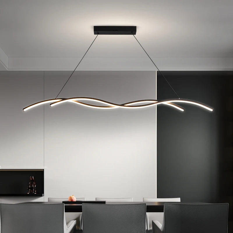 Suspension LED moderne en métal minimaliste – Stévia