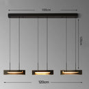 תליון LED מודרני מסגסוגת לסלון – Arispectra