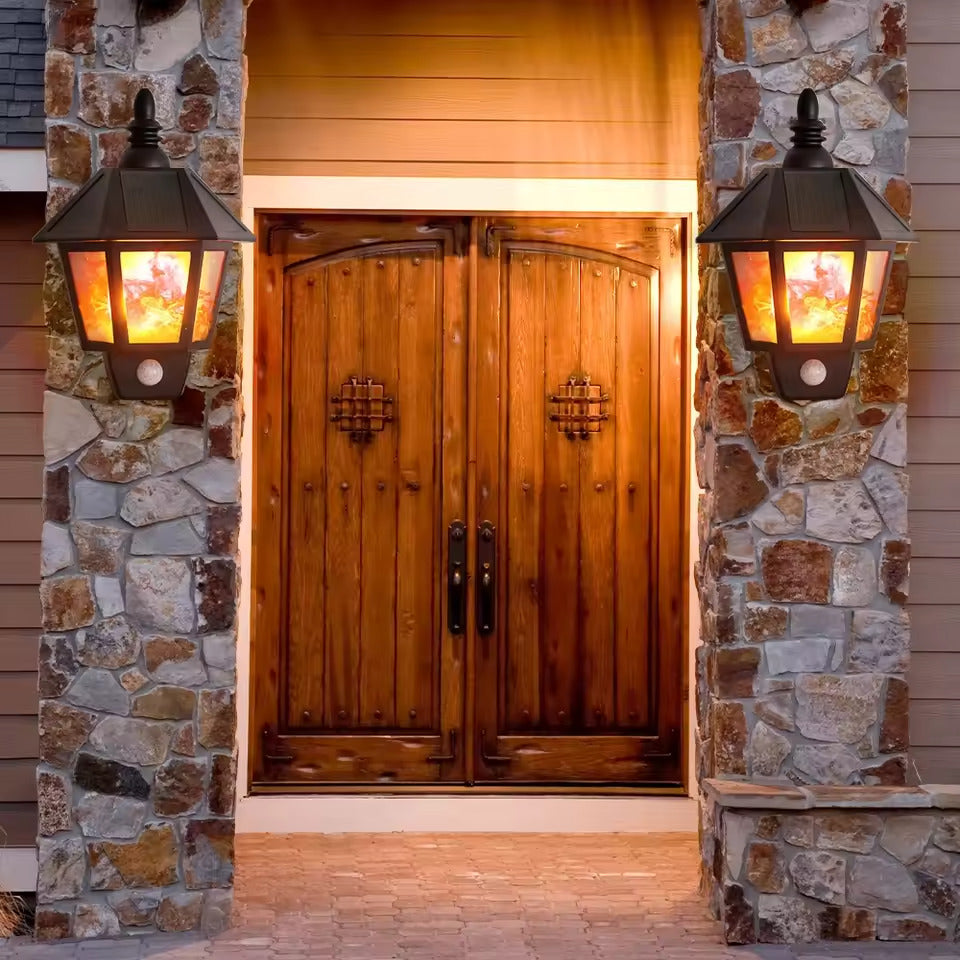 مصباح حائط خارجي أنيق من الألومنيوم الأسود – Obsynox