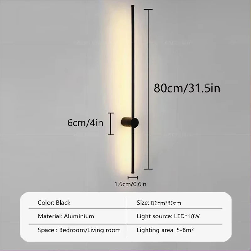 Applique murale LED moderne en fer pour décoration intérieure – Armoniel