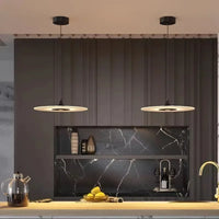 Suspension Moderne Style Graphique Élégance Fonctionnelle – Disque Éclipse