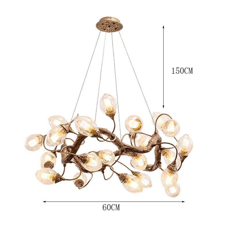 Suspension LED moderne en alliage pour salon – Circlux