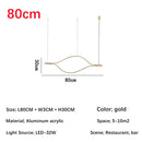 Lustre Postmoderne en Aluminium Doré  – Auralys