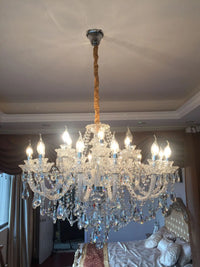 Lustre en Cristal K9 pour Salon – Cristarôme