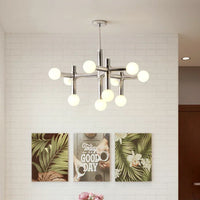 Lustre en Verre Style Nordique pour Salon – Seraphine