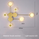 Modern black iron wall light for living room – Noctario