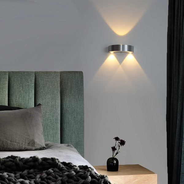 Vägglampa Aluminium LED Minimalistisk Design – Kyrolys