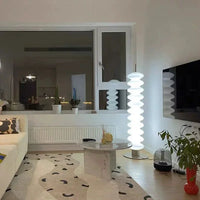 Lampadaire Contemporain et Acrylique Variateur Inclus – Tour d’Ondes