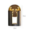 Lampadaire Postmoderne Métal Verre LED – Elara