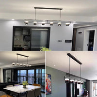 Suspension Métal Noir LED Design Moderne – Juriane