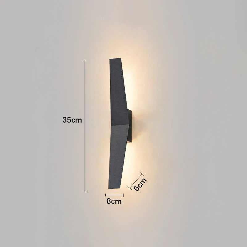 Applique murale extérieure en aluminium – Armonique