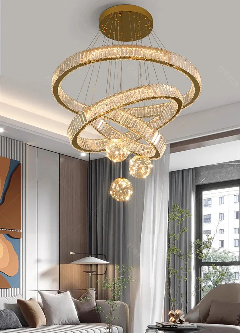 Lustre Cristal Moderne pour Salon et Salle à Manger – Cristarion