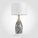 Chic Table Lamp in a Modern and Wild Style – Zebra