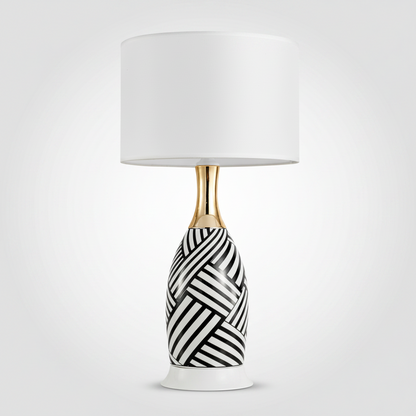 Lampe de Table Chic au Style Moderne et Sauvage – Zebra