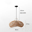 Japanese rattan pendant light for kitchen and bedroom – Zénithri