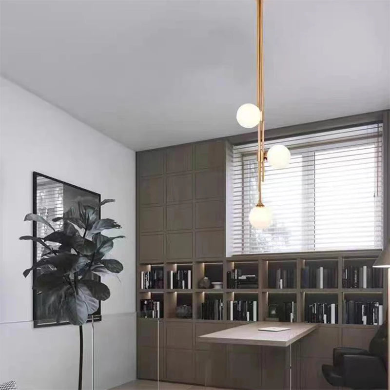 Suspension Chrome Poli LED Couleurs Blanche– Puertoroco