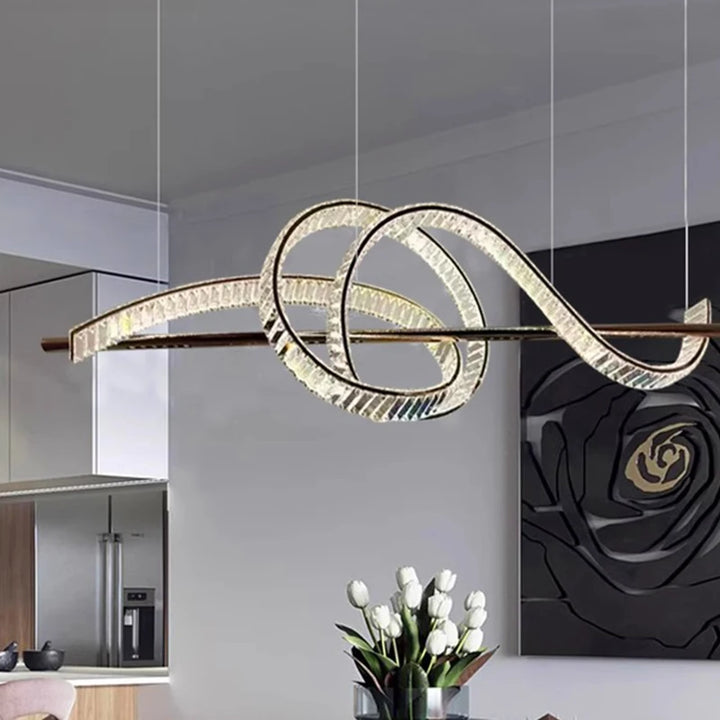 Lustre en Cristal Moderne pour Salon – Cristarion