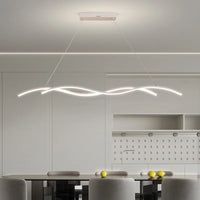 Suspension LED moderne en métal minimaliste  blanc – Stévia