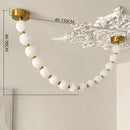 Modern alloy LED pendant light for living room – Argentique