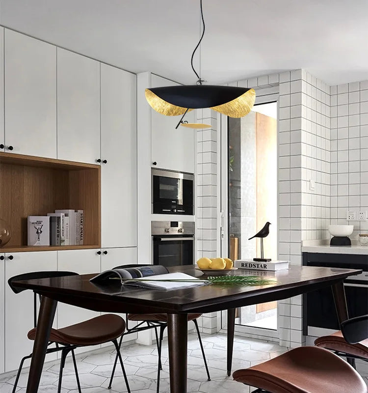 Suspension LED moderne en alliage pour salon et restaurant – Orluxia