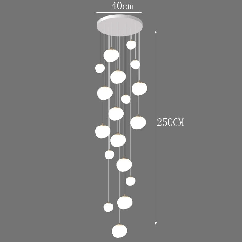 Suspension moderne en alliage pour salon – Heliora