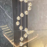 Lustre en cristal moderne pour salon – Crysélite