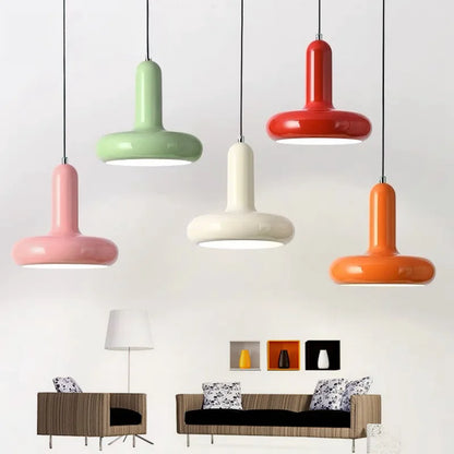 Modern Zénorial pendant in colored aluminum for dining room - view 4