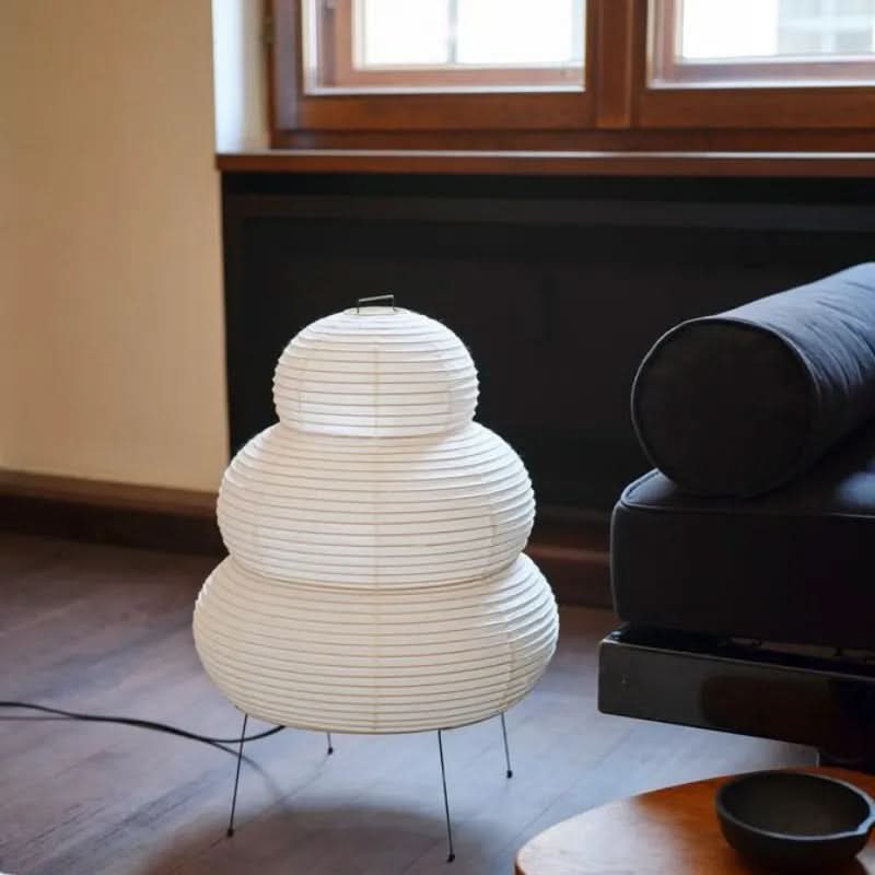 Lampadaire Trépied Papier de Riz Style Japonais – Zen