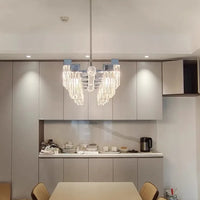 Suspension Cristal Moderne E14 pour Salle à Manger – Crystarène
