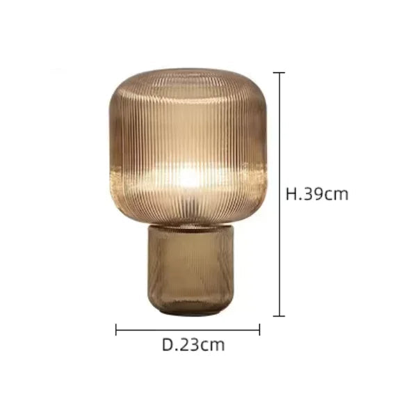 Lampe de Table en Verre Minimaliste pour Chambre – Armonique