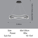 モダンデザイン 調光対応 アルミニウム LEDペンダントライト – Roumeas