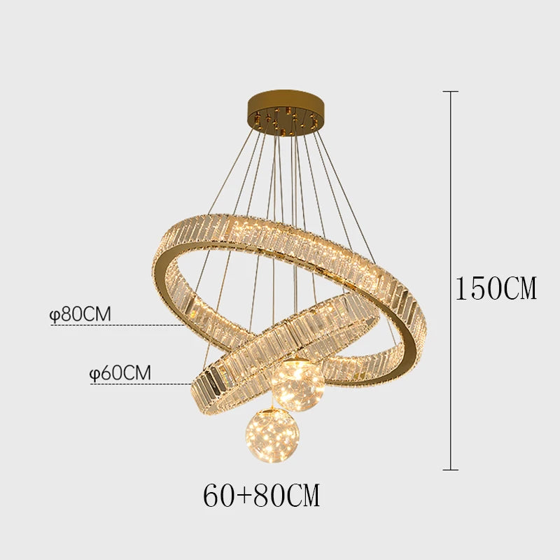 Lustre Cristal Moderne pour Salon et Salle à Manger – Cristarion